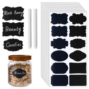 Homrelaxy 360 Pcs Chalkboard Labels Stickers for Glass Jars, 2.1"x 1.4" Homrelaxy 360 Pcs Chalkboard Labels Stickers for Glass Jars, 2.1"x 1.4"
