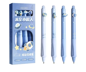 YYaaloa 4pcs Cute Retractable Erasable Gel Pens Fine Point 0.5mm Black Inks Make Mistakes Disappear for Writing Planner and Crossword Puzzles (Blue, Black) YYaaloa 4pcs Cute Retractable Erasable Gel Pens Fine Point 0.5mm Black Inks Make Mistakes Disappear for Writing Planner and Crossword Puzzles (Blue, Black)
