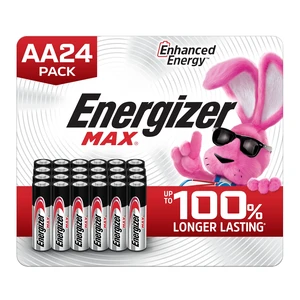 Energizer MAX AA Batteries (24 Pack), Double A Alkaline Batteries Energizer MAX AA Batteries (24 Pack), Double A Alkaline Batteries