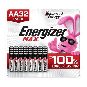 Energizer MAX AA Batteries (32 Pack), Double A Alkaline Batteries Energizer MAX AA Batteries (32 Pack), Double A Alkaline Batteries