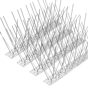 Ley's Stainless Steel Bird Spikes, 5.4 FT (5 Pack), Easy Install Metal Bird Deterrent Spikes Strip, Humane Pigeon & Small Bird Repellent for Roof, Fence, Balcony & Outdoor Protection Ley's Stainless Steel Bird Spikes, 5.4 FT (5 Pack), Easy Install Metal Bird Deterrent Spikes Strip, Humane Pigeon & Small Bird Repellent for Roof, Fence, Balcony & Outdoor Protection