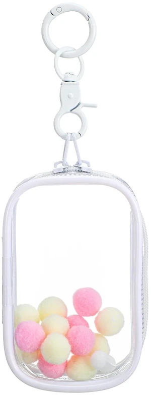 Clear Figure Display Bag with Keychain, Portable Doll Storage Bag Blind Box Display Case Bags Waterproof Carrying Pouch Keychain for Mini Figure/Doll Collectors Clear Figure Display Bag with Keychain, Portable Doll Storage Bag Blind Box Display Case Bags Waterproof Carrying Pouch Keychain for Mini Figure/Doll Collectors