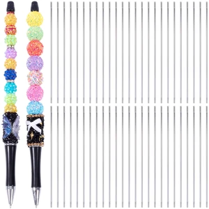 50 Pcs Silver Stainless Steel Pen Extenders for Beadable Pens 50 Pcs Silver Stainless Steel Pen Extenders for Beadable Pens