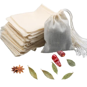 10Pcs Reusable Tea Filter Bag, Soup, Bone Broth Brew, Spice, Muslin Strainer, Natural Unbleached Cotton Cheesecloth Bags for Cold Brew Coffee (3x4inch) 10Pcs Reusable Tea Filter Bag, Soup, Bone Broth Brew, Spice, Muslin Strainer, Natural Unbleached Cotton Cheesecloth Bags for Cold Brew Coffee (3x4inch)