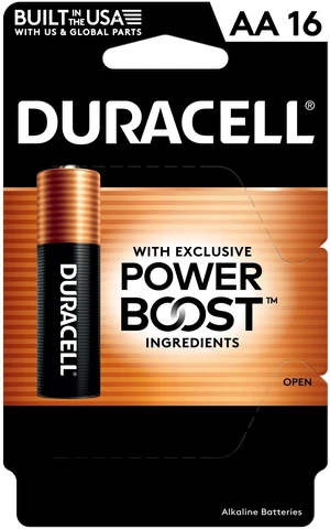 Duracell Coppertop AA Alkaline Batteries - 16 Pack Duracell Coppertop AA Alkaline Batteries - 16 Pack