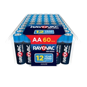 Rayovac High Energy AA Batteries (60 Pack), Double A Batteries Rayovac High Energy AA Batteries (60 Pack), Double A Batteries