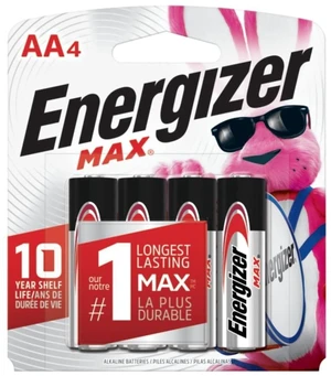 Energizer MAX AA Batteries (4 Pack), Double A Alkaline Batteries Energizer MAX AA Batteries (4 Pack), Double A Alkaline Batteries