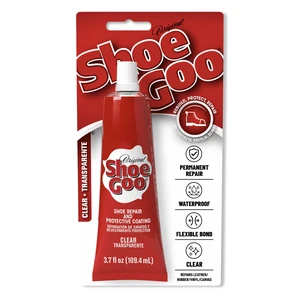 Eclectic Shoe Goo Adhesive Glue, Shoe Repair, Clear, 110010, 3.7 fl. oz. Eclectic Shoe Goo Adhesive Glue, Shoe Repair, Clear, 110010, 3.7 fl. oz.
