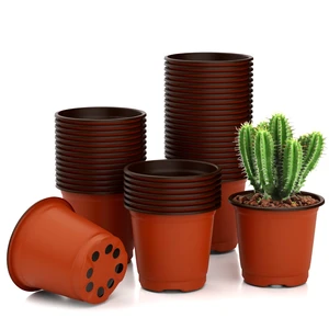 40 PCS Plant Nursery Pots 4 Inch Plant Seedling Pots with Drainage Holes Plastic Plant Flower Pot Small Plastic Seed Starting Pot Starter Containers Office Home Indoor Outdoor 40 PCS Plant Nursery Pots 4 Inch Plant Seedling Pots with Drainage Holes Plastic Plant Flower Pot Small Plastic Seed Starting Pot Starter Containers Office Home Indoor Outdoor