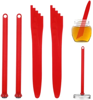 ASTER 4 Pieces Canning Kit-2 Pieces Canning Magnetic Lid Lifter Canning Lid Lifter (7 Inch) 2 Pieces Canning Bubble Popper Remover Canning Lid Magnet Tools(Red) ASTER 4 Pieces Canning Kit-2 Pieces Canning Magnetic Lid Lifter Canning Lid Lifter (7 Inch) 2 Pieces Canning Bubble Popper Remover Canning Lid Magnet Tools(Red)