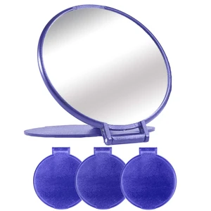 MOMIRA Compact Mirror Bulk, 3-Pack, 2.4" Dia, Small Mirror for Purse, Blue MOMIRA Compact Mirror Bulk, 3-Pack, 2.4" Dia, Small Mirror for Purse, Blue