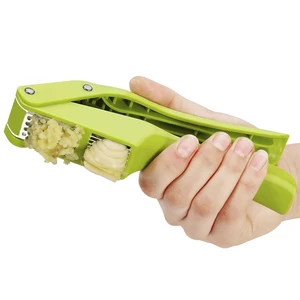 2 in 1 Garlic Slicer and Press, Stainless Steel with Durable Plastic 2 in 1 Garlic Slicer and Press, Stainless Steel with Durable Plastic