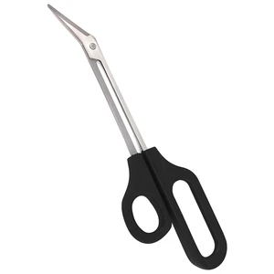 8.3 Inch Long Handle Toenail Scissors for Thick Nails & Easy Reach Long Handled Toe Nail Clippers for Seniors Women Men (Black) 8.3 Inch Long Handle Toenail Scissors for Thick Nails & Easy Reach Long Handled Toe Nail Clippers for Seniors Women Men (Black)