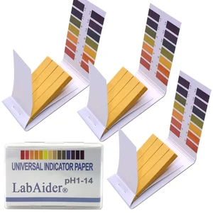 3 Pack pH.1-14 Test Paper Extensive Test Paper Litmus Test Paper 240 Strips pH Test with Storage Case for Saliva Urine Water Soil Testing Pet Food and Diet pH Monitoring (3 Pack with Storage Case) 3 Pack pH.1-14 Test Paper Extensive Test Paper Litmus Test Paper 240 Strips pH Test with Storage Case for Saliva Urine Water Soil Testing Pet Food and Diet pH Monitoring (3 Pack with Storage Case)