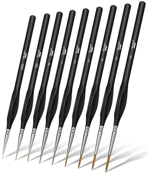 Mr. Pen- Miniature Paint Brushes, 9 Pcs, Detail Paint Brush Set Mr. Pen- Miniature Paint Brushes, 9 Pcs, Detail Paint Brush Set