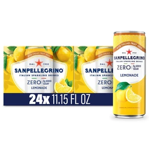 SanPellegrino Soda Italiana Sparkling Lemonade, Low Calorie Zero Added Sugar, 24 Pack Cans SanPellegrino Soda Italiana Sparkling Lemonade, Low Calorie Zero Added Sugar, 24 Pack Cans