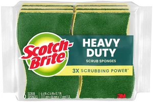 Scotch-Brite Heavy Duty Scrub Sponge, 6 Pack Scotch-Brite Heavy Duty Scrub Sponge, 6 Pack