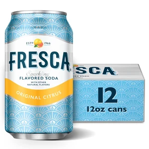 Fresca Citrus Soda Pop Fridge Pack Cans, 12 fl oz, 12 Pack Fresca Citrus Soda Pop Fridge Pack Cans, 12 fl oz, 12 Pack