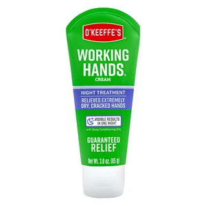 O'Keeffe's Working Hands Night Treatment Hand Cream, 3 Ounce Tube O'Keeffe's Working Hands Night Treatment Hand Cream, 3 Ounce Tube