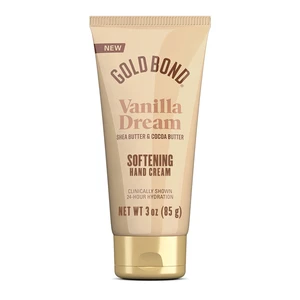 Gold Bond Vanilla Dream Softening Hand Cream, Luxurious Everyday Hand Cream with Shea Butter to Help Boost Skin Moisture and Cocoa Butter to Help Soften Skin, Warm Vanilla Dream Scent, 3 oz Gold Bond Vanilla Dream Softening Hand Cream, Luxurious Everyday Hand Cream with Shea Butter to Help Boost Skin Moisture and Cocoa Butter to Help Soften Skin, Warm Vanilla Dream Scent, 3 oz