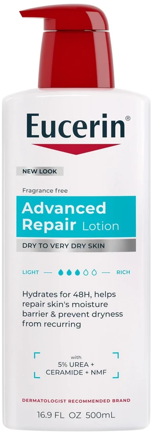 Eucerin Advanced Repair Body Lotion for Very Dry Skin with Ceramides, 16.9 Fl Oz Eucerin Advanced Repair Body Lotion for Very Dry Skin with Ceramides, 16.9 Fl Oz