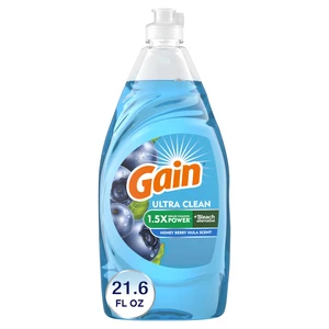 Gain Ultra + Bleach Alternative Dish Soap, Dishwashing Liquid, Honey Berry Hula, 21.6 Fl Oz Gain Ultra + Bleach Alternative Dish Soap, Dishwashing Liquid, Honey Berry Hula, 21.6 Fl Oz
