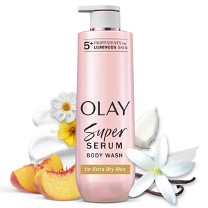 Olay Super Serum Body Wash for Extra Dry Skin, Serum Complex for Luminous Skin, 20 fl oz Olay Super Serum Body Wash for Extra Dry Skin, Serum Complex for Luminous Skin, 20 fl oz