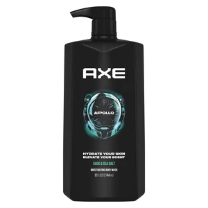 AXE Body Wash All-Day Fresh Shower Gel Apollo Sage & Cedarwood Men's Body Wash With Odor-Busting Prebiotics ,32 fl oz Pump AXE Body Wash All-Day Fresh Shower Gel Apollo Sage & Cedarwood Men's Body Wash With Odor-Busting Prebiotics ,32 fl oz Pump
