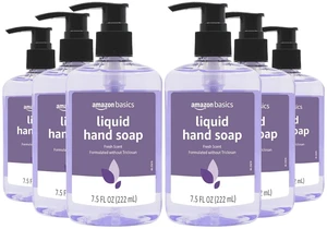 Amazon Basics Original Fresh Liquid Hand Soap with Moisturizers, 7.5 Fl Oz (Pack of 6) Amazon Basics Original Fresh Liquid Hand Soap with Moisturizers, 7.5 Fl Oz (Pack of 6)