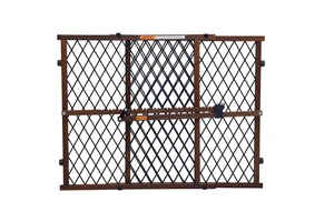 Parent's Choice Brown Farmhouse Safety Baby Wooden Gate for Aged 6 to 24 Months Parent's Choice Brown Farmhouse Safety Baby Wooden Gate for Aged 6 to 24 Months