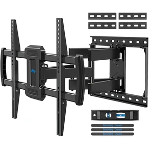 TV Wall Mount for Most 42-84 Inch TVs, Full Motion TV Mount UL Listed Premium TV Bracket with Articulating Arms, Max VESA 600x400mm and 100LBS, Fits 16", 18", 24" Studs, MD2296-24K TV Wall Mount for Most 42-84 Inch TVs, Full Motion TV Mount UL Listed Premium TV Bracket with Articulating Arms, Max VESA 600x400mm and 100LBS, Fits 16", 18", 24" Studs, MD2296-24K
