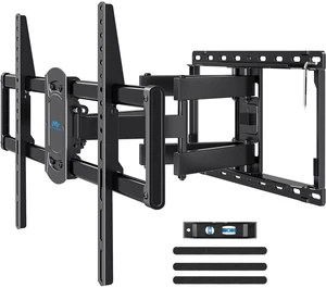 Full Motion TV Wall Mount for 42-90 Inch TV up to 154lbs TV Bracket with Swivel and Tilt, Articulating Dual Arms, Fits 16inch Studs, Max VESA 600X400 mm, MD2617 Full Motion TV Wall Mount for 42-90 Inch TV up to 154lbs TV Bracket with Swivel and Tilt, Articulating Dual Arms, Fits 16inch Studs, Max VESA 600X400 mm, MD2617