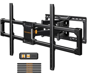 Full Motion TV Wall Mount for 42100 Inch Large TVs up to 200 lbs Pre-assembled TV Mount,UL Listed TV bracket,Fits 16"/24" Wood Studs,Max VESA 800x600mm,Tool-freeTilt,Swivel,Extension,Level Full Motion TV Wall Mount for 42100 Inch Large TVs up to 200 lbs Pre-assembled TV Mount,UL Listed TV bracket,Fits 16"/24" Wood Studs,Max VESA 800x600mm,Tool-freeTilt,Swivel,Extension,Level