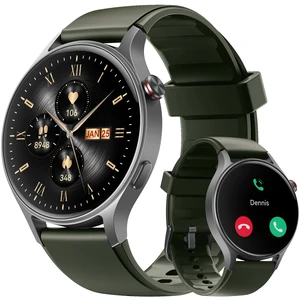 Smart Watch for Men Women, Answer/Make Call, AMOLED Ultra-Clear Screen Activity Trackers with Heart Rate/Sleep/Step Monitor, Smartwatch for iPhone/Samsung/Android, 110+ Sport Modes, 3ATM Waterproof Smart Watch for Men Women, Answer/Make Call, AMOLED Ultra-Clear Screen Activity Trackers with Heart Rate/Sleep/Step Monitor, Smartwatch for iPhone/Samsung/Android, 110+ Sport Modes, 3ATM Waterproof