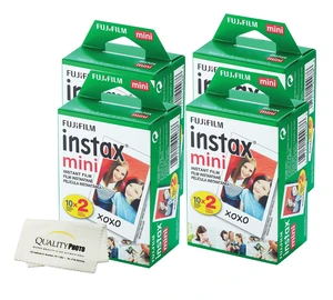 Instax Mini Film for All Mini Cameras + Quality Photo Cloth, 80 Sheets Instax Mini Film for All Mini Cameras + Quality Photo Cloth, 80 Sheets