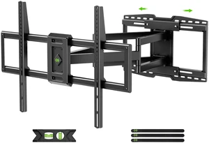 8" Sliding Design/Heavy Duty Full Motion TV Wall Mount for 32-120" TVs, Ultra-Large Dual Arm Mount for 16/18/24" Studs with Swivel,Tilt&Level/Preassembled, Max VESA 900x600 up to 165lbs 8" Sliding Design/Heavy Duty Full Motion TV Wall Mount for 32-120" TVs, Ultra-Large Dual Arm Mount for 16/18/24" Studs with Swivel,Tilt&Level/Preassembled, Max VESA 900x600 up to 165lbs