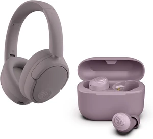 JBuds Lux ANC Over Ear Headphones Bundle with Go Air Pop+ True Wireless Earbuds, Active Noise Cancelling, Bluetooth multipoint, Mauve JBuds Lux ANC Over Ear Headphones Bundle with Go Air Pop+ True Wireless Earbuds, Active Noise Cancelling, Bluetooth multipoint, Mauve