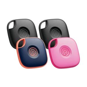Tile - Bluetooth Tracker, Keys Finder and Item Locator for Keys, Bags and More. Phone Finder. Both iOS and Android Compatible. 4-Pack (Black/Pink Punch/Navy Blaze) Tile - Bluetooth Tracker, Keys Finder and Item Locator for Keys, Bags and More. Phone Finder. Both iOS and Android Compatible. 4-Pack (Black/Pink Punch/Navy Blaze)