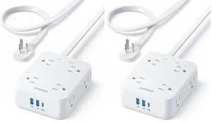 Power Strip with 2000J Surge Protector, 10ft Outlet Extender, 20W 8AC (Pack of 2) Power Strip with 2000J Surge Protector, 10ft Outlet Extender, 20W 8AC (Pack of 2)