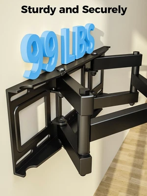 UL Listed Full Motion TV Wall Mount for Most 32-70 inch TVs, Wall Mount TV Bracket for 40 50 55 65 inch tv with Smooth Swivel, Tilt, Extension, Level-Has Hardware & Drill Template (Pack of 2) UL Listed Full Motion TV Wall Mount for Most 32-70 inch TVs, Wall Mount TV Bracket for 40 50 55 65 inch tv with Smooth Swivel, Tilt, Extension, Level-Has Hardware & Drill Template (Pack of 2)