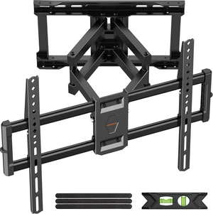 75 85 90 inch Full Motion TV Wall Mount for 40-90'' TV Mount, Heavy Duty Adjustable articulating Bracket Tilt Swivel Extension Level, VESA 600x400mm, 16" Studs, 132 lbs for 65 70 75+ TVs 75 85 90 inch Full Motion TV Wall Mount for 40-90'' TV Mount, Heavy Duty Adjustable articulating Bracket Tilt Swivel Extension Level, VESA 600x400mm, 16" Studs, 132 lbs for 65 70 75+ TVs