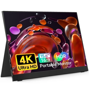 True 4K Portable Monitor - 15.6inch UHD 3840×2160 100% sRGB USB-C HDMI External Second Monitor Portable IPS Screen Computer Display with Speakers for Laptop MacBook Switch PS5/4 Xbox True 4K Portable Monitor - 15.6inch UHD 3840×2160 100% sRGB USB-C HDMI External Second Monitor Portable IPS Screen Computer Display with Speakers for Laptop MacBook Switch PS5/4 Xbox