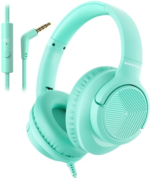 Headphones Wired with Microphone for School, 3.5mm Corded Headphones, Green Wired Over Ear Foldable Plug in Headphones, 4.9ft Tangle-Free Nylon Cord for School, Tablet, Laptop, MP3/4, Airplane Travel Headphones Wired with Microphone for School, 3.5mm Corded Headphones, Green Wired Over Ear Foldable Plug in Headphones, 4.9ft Tangle-Free Nylon Cord for School, Tablet, Laptop, MP3/4, Airplane Travel