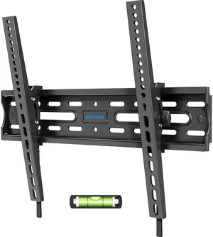 Tilting TV Wall Mount Bracket for 32 42 43 50 55 60 Inch TVs Fit 26-60" TV, Hold 99lbs, Tilt -9°, Low Profile TV Mount with Quick Release Lock, VESA 400x400mm, Fits 16" Stud, Ultra Slim Tilting TV Wall Mount Bracket for 32 42 43 50 55 60 Inch TVs Fit 26-60" TV, Hold 99lbs, Tilt -9°, Low Profile TV Mount with Quick Release Lock, VESA 400x400mm, Fits 16" Stud, Ultra Slim