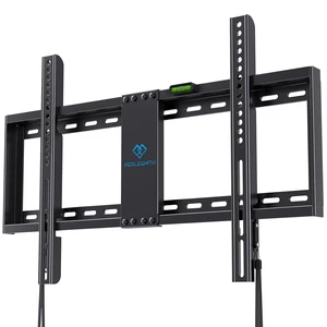 Fixed TV Wall Mount for 3282 inch TVs up to 132 lbs 1.2 low profile, quick lock & release pull cords, heavy-duty steel, fits 16/18/24 wood studs, max VESA 600x400mm Fixed TV Wall Mount for 3282 inch TVs up to 132 lbs 1.2 low profile, quick lock & release pull cords, heavy-duty steel, fits 16/18/24 wood studs, max VESA 600x400mm