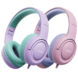 2Pack Kids Headphones for School, 3.5mm Jack, w/Mic HK032P 85-94dB Limiter, Foldable Wired Over Ear Headphones, for Toddler School/Tablet/iPad/PC/Travel 2Pack Kids Headphones for School, 3.5mm Jack, w/Mic HK032P 85-94dB Limiter, Foldable Wired Over Ear Headphones, for Toddler School/Tablet/iPad/PC/Travel