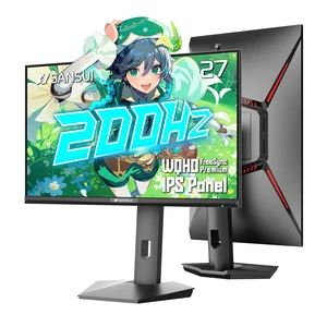 Gaming Monitor 27" 1440P 200Hz 180Hz WQHD 2560×1440-AMD FreeSync 1ms DCI-P3 95% Fast IPS Computer Monitor,Height Adjustable Vertical/Horizontal Rotating, 2×DisplayPort/HDMI HDRLow Motion Blur Gaming Monitor 27" 1440P 200Hz 180Hz WQHD 2560×1440-AMD FreeSync 1ms DCI-P3 95% Fast IPS Computer Monitor,Height Adjustable Vertical/Horizontal Rotating, 2×DisplayPort/HDMI HDRLow Motion Blur