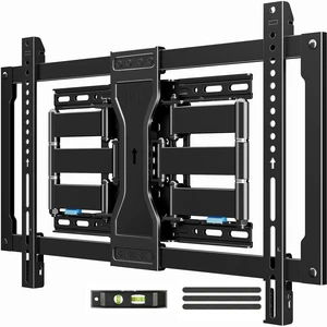 Ultra Slim TV Mount for 37-90" TVs, Max VESA 600x400, 132 lbs. 1.1in low profile space-saving design, swivel & tilt function, fits 12/16 inch wall studs for large TVs Ultra Slim TV Mount for 37-90" TVs, Max VESA 600x400, 132 lbs. 1.1in low profile space-saving design, swivel & tilt function, fits 12/16 inch wall studs for large TVs