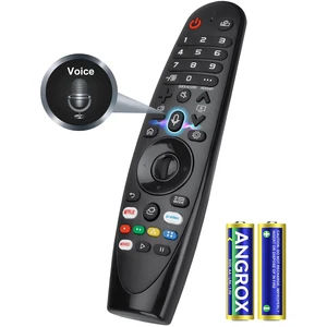 Voice Magic Remote for LG TV Remote Control Replacement with Battery for LG Magic Remote AKB75855501 MR20GA MR650A Precision Pointing Cursor, Enhanced Voice Control & Scroll Wheel Navigation Voice Magic Remote for LG TV Remote Control Replacement with Battery for LG Magic Remote AKB75855501 MR20GA MR650A Precision Pointing Cursor, Enhanced Voice Control & Scroll Wheel Navigation