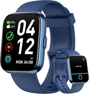 Smart Watch for Men, 1.85" HD Smart Watches Compatible iPhone/Samsung/Android (Answer/Make), Fitness Tracker Watch with Heart Rate/Sleep/SpO2 Monitor, Smartwatch 3ATM Waterproof 120+ Sport Modes Alexa Smart Watch for Men, 1.85" HD Smart Watches Compatible iPhone/Samsung/Android (Answer/Make), Fitness Tracker Watch with Heart Rate/Sleep/SpO2 Monitor, Smartwatch 3ATM Waterproof 120+ Sport Modes Alexa